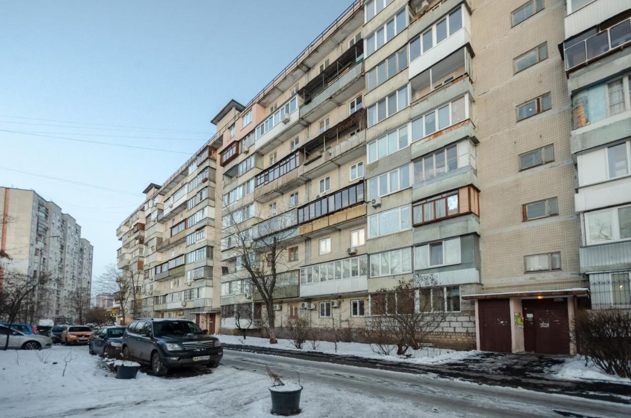 Kvartirkoff Na Obolonskiy Prospekt 7 Kiev Exteriör bild